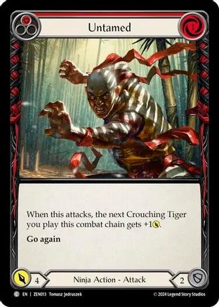 Untamed (Red) - ZEN013 - Common