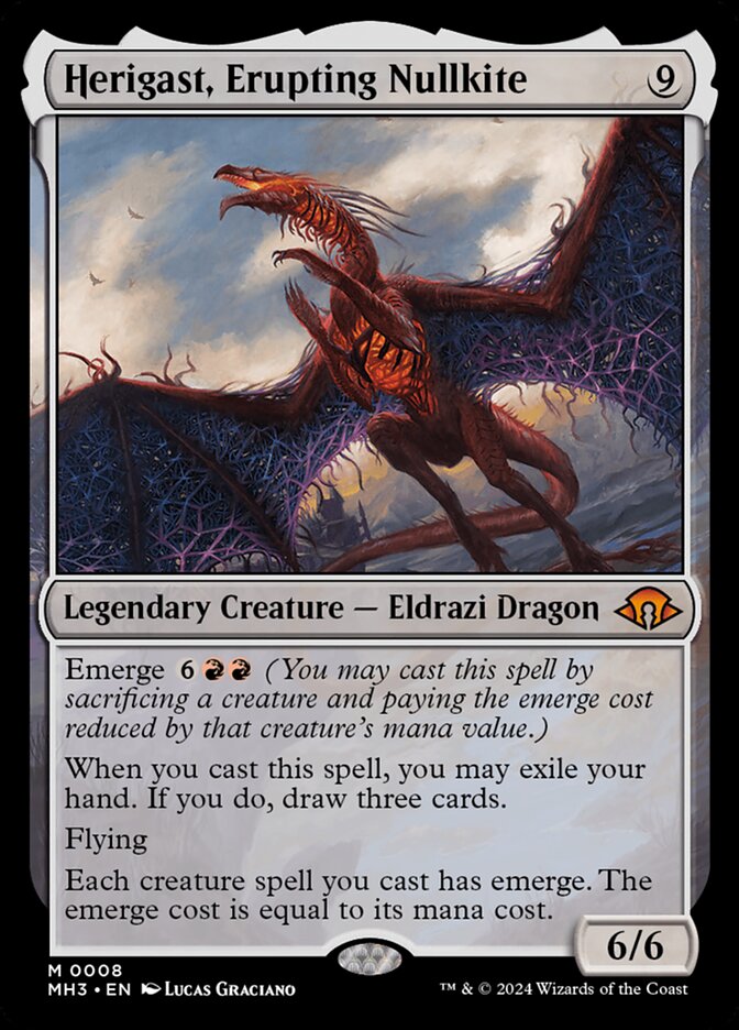 Herigast, Erupting Nullkite - Foil - Prerelease Promo