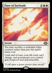 Flare of Fortitude - Foil - Prerelease Promo