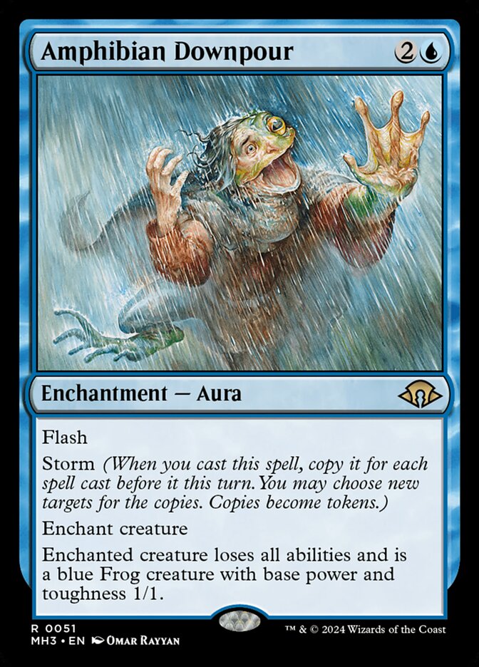 Amphibian Downpour - Foil - Prerelease Promo