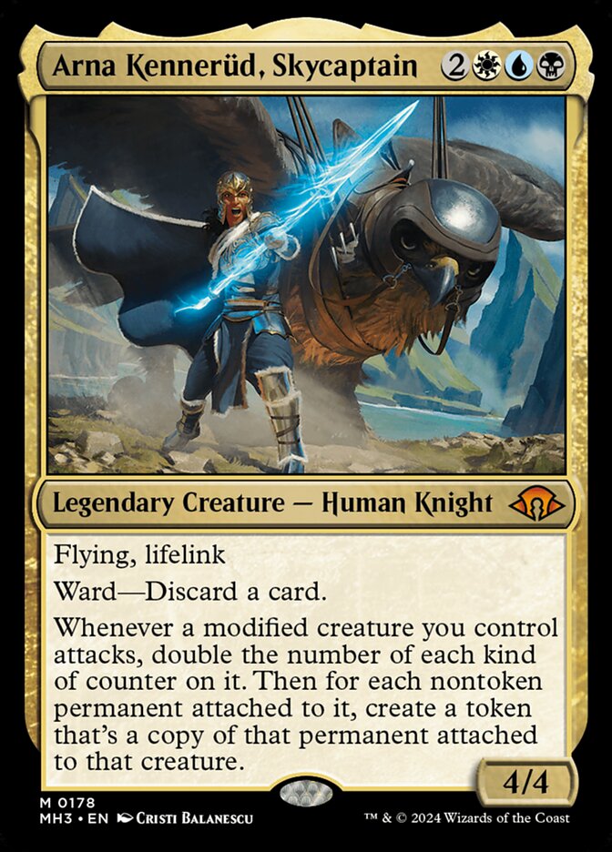 Arna Kennerud, Skycaptain - Foil - Prerelease Promo