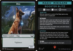 Magic Minigame: Booster Blitz // Dog (010) Double-Sided Token