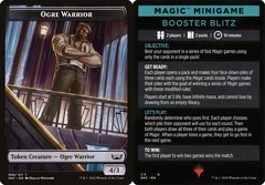 Magic Minigame: Booster Blitz // Ogre Warrior (006) Double-Sided Token