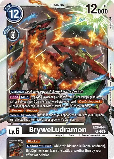 BryweLudramon - EX6-044 - R - Foil