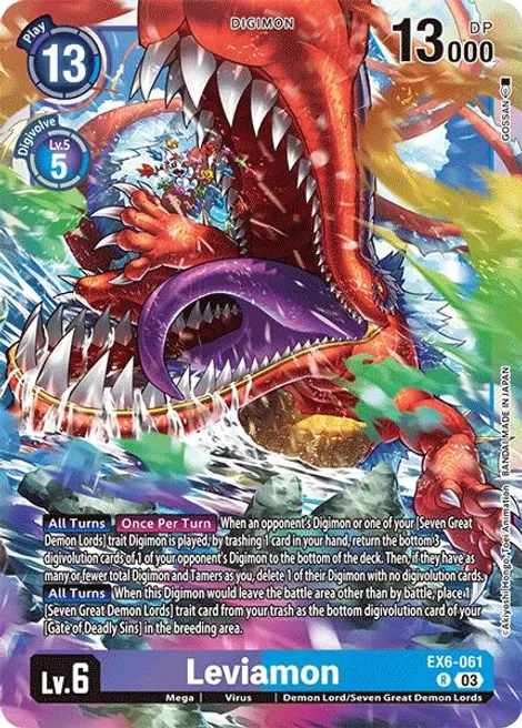Leviamon - EX6-061 - R - Foil