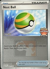 Nest Ball - 181/198 - Staff European International Championships Promo - Reverse Holo