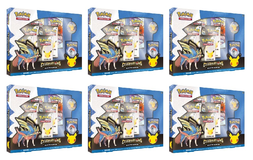Celebrations Deluxe Pin Collection Case - Zacian LV. X
