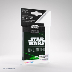 Star Wars Unlimited Art Sleeves - Card Back Green