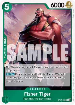 Fisher Tiger - OP07-032 - R - Foil