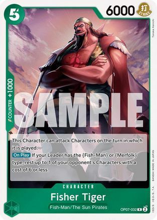 Fisher Tiger - OP07-032 - R - Foil