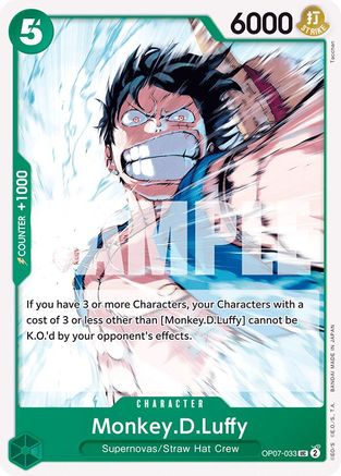Monkey.D.Luffy - OP07-033 - UC