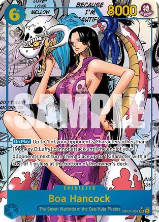 Boa Hancock - OP07-051 - SR - Alternate Art - Manga - Foil