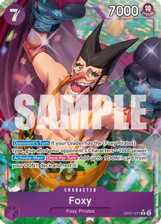 Foxy (071) (Parallel) - OP07-071 - R - Alternate Art - Foil - One