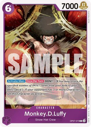 Monkey.D.Luffy - OP07-073 - R - Foil Monkey.D.Luffy - OP07-073 - R - Foil