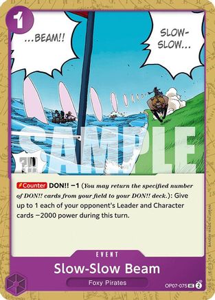 Slow-Slow Beam - OP07-075 - UC