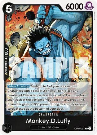 Monkey.D.Luffy - OP07-091 - R - Foil