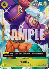 Franky - OP07-107 - R - Alternate Art - Foil