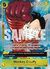 Monkey.D.Luffy - OP07-109 - SR - Alternate Art - Foil