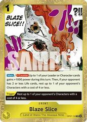 Blaze Slice - OP07-116 - R - Foil