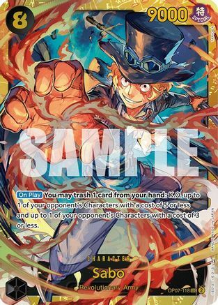 Sabo - OP07-118 - SEC - Foil