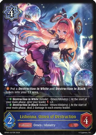 Lishenna, Omen of Destruction - BP05-037EN - L