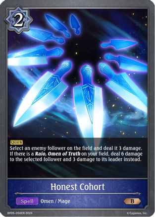 Honest Cohort - BP05-050EN - B