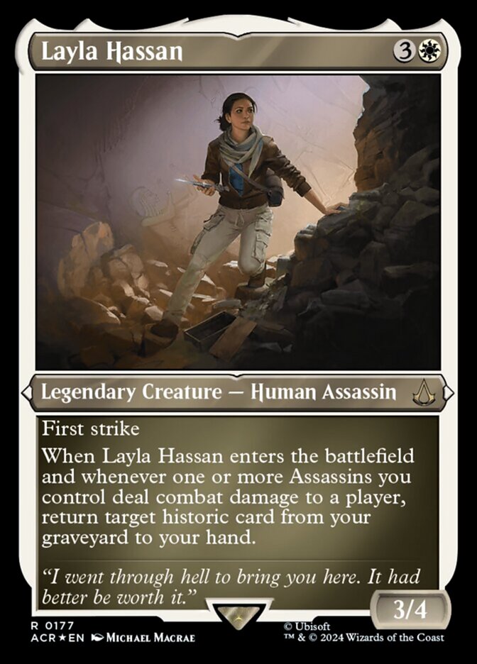 Layla Hassan - Foil Etched