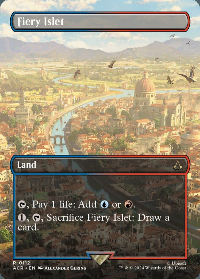 Fiery Islet - Foil - Borderless