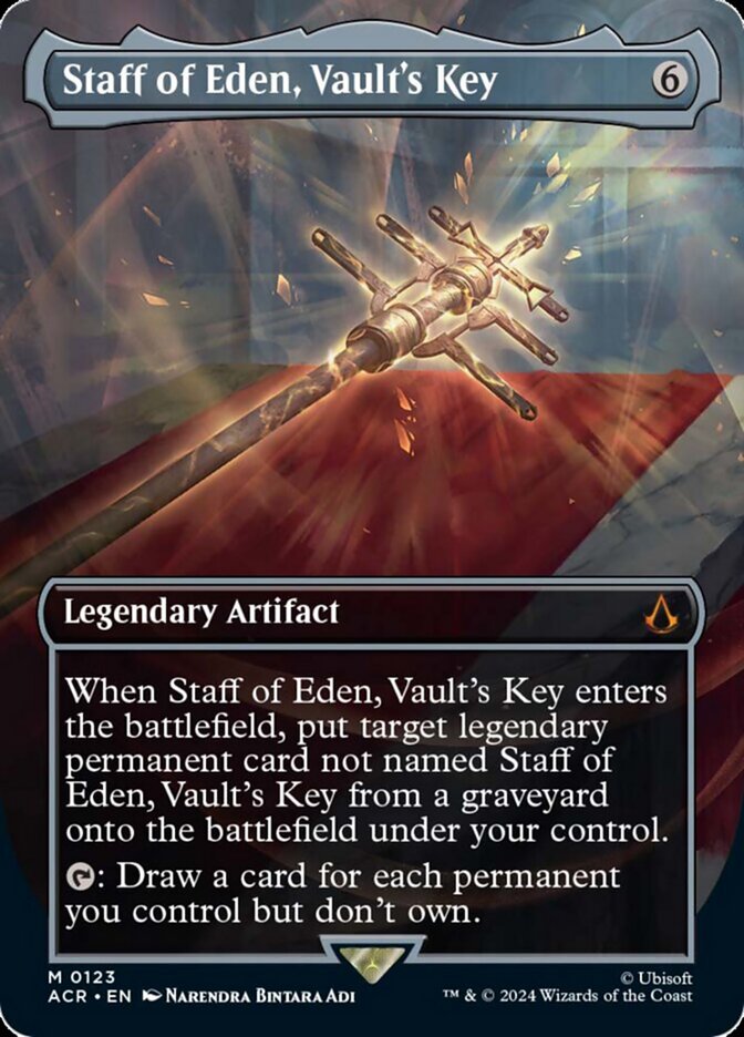 Staff of Eden, Vaults Key - Foil - Borderless