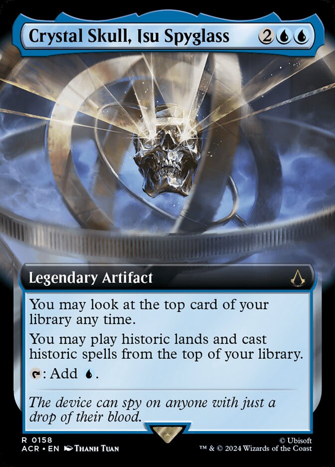 Crystal Skull, Isu Spyglass - Foil - Extended Art