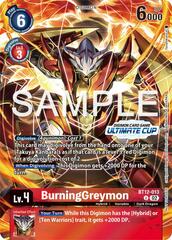 BurningGreymon - BT12-013 (Ultimate Cup 2024) - Foil