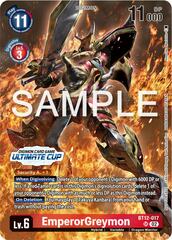 EmperorGreymon - BT12-017 (Ultimate Cup 2024) - Foil