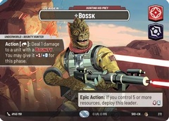 Bossk - Hunting His Prey - Showcase - Foil