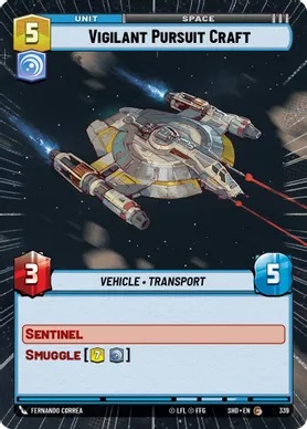 Vigilant Pursuit Craft - Hyperspace - Foil