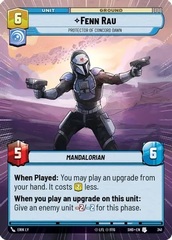 Fenn Rau - Protector of Concord Dawn - Hyperspace - Foil