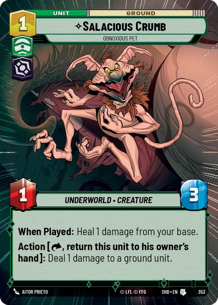 Salacious Crumb - Obnoxious Pet - Hyperspace - Foil