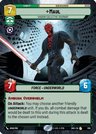 Maul - Shadow Collective Visionary - Hyperspace - Foil