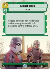 Choose Sides - Hyperspace - Foil