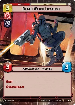 Death Watch Loyalist - Hyperspace - Foil