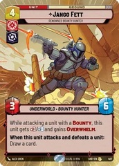 Jango Fett - Renowned Bounty Hunter - Hyperspace - Foil