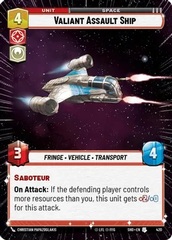 Valiant Assault Ship - Hyperspace - Foil