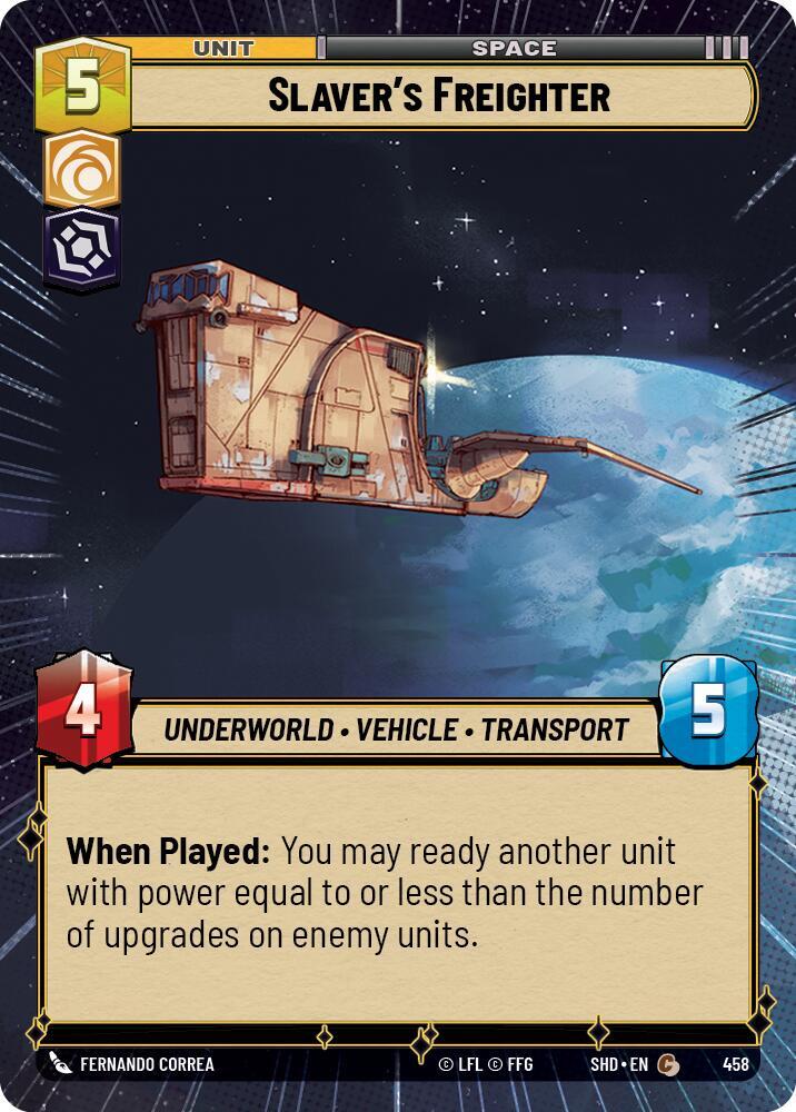 Slavers Freighter - Hyperspace - Foil