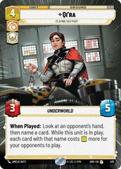 Qi'ra - Playing Her Part - Hyperspace - Foil