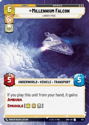 Millennium Falcon - Landos Pride - Hyperspace