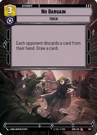 No Bargain - Hyperspace - Foil