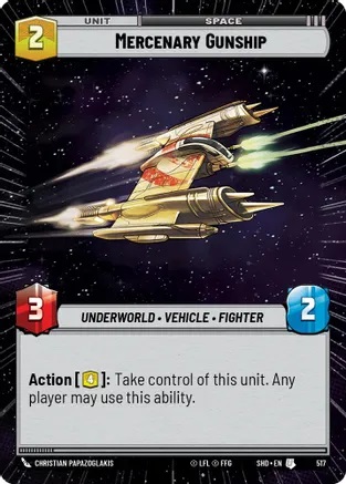 Mercenary Gunship - Hyperspace - Foil