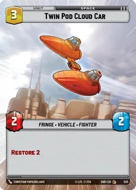 Twin Pod Cloud Car - Hyperspace - Foil