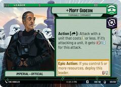 Moff Gideon - Formidable Commander - Hyperspace (Prerelease Promos)