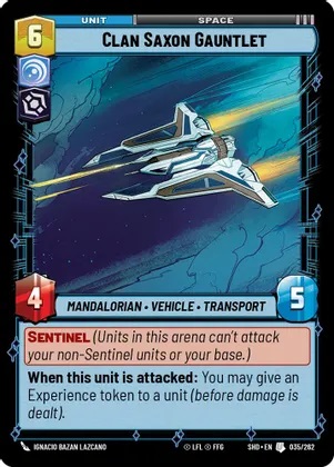 Clan Saxon Gauntlet - Foil