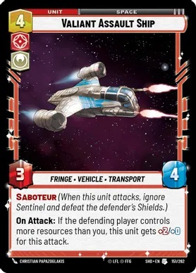 Valiant Assault Ship - Foil